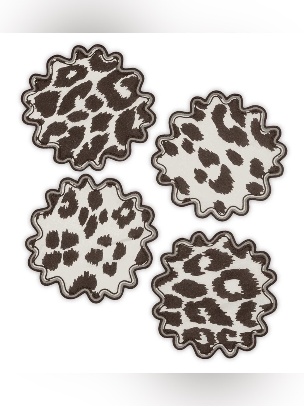 Matouk Schumacher Iconic Leopard Cocktail Napkins